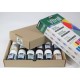 Pebeo Vitrail Stained Glass Paint 12 x 20ml Bottles Solvent Based Craft 757421